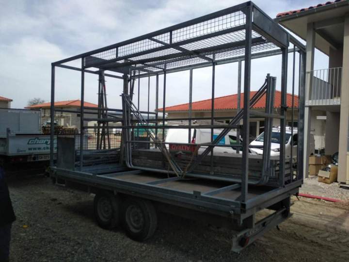 Echafaudage pour rénovation Drôme