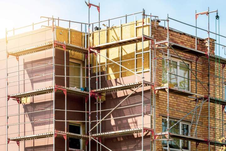 Echafaudage chantier Drôme